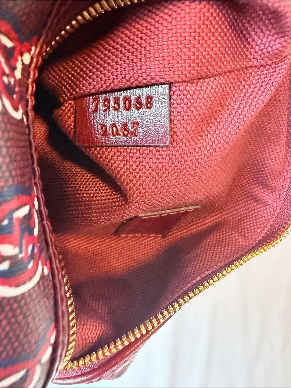 Gucci GG Shadow Rosso Ancora Cosmetic Pouch